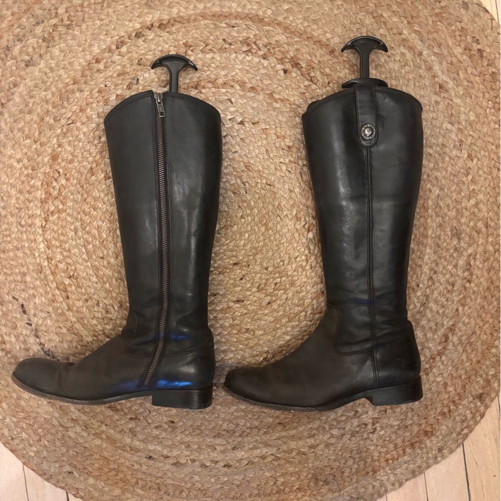 Frye distressed boots